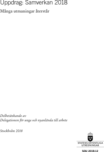 Omslaget till SOU 2018:12