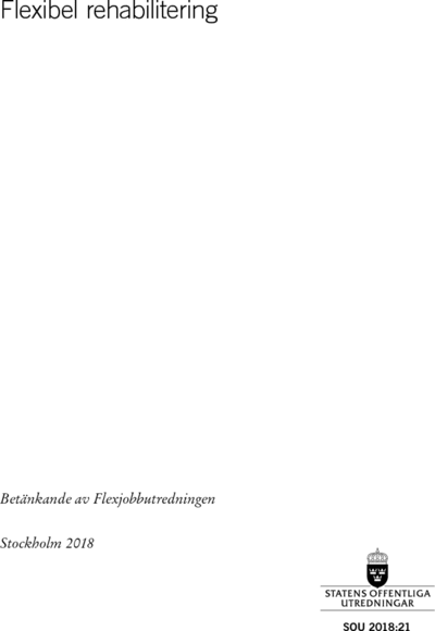 Omslaget till SOU 2018:21