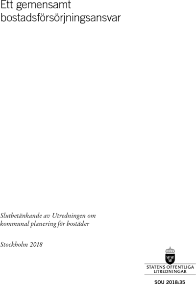 Omslaget till SOU 2018:35