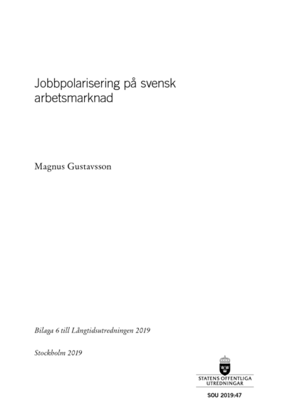Omslaget till SOU 2019:47