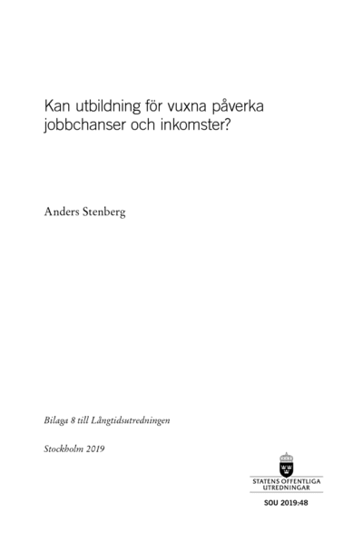 Omslaget till SOU 2019:48