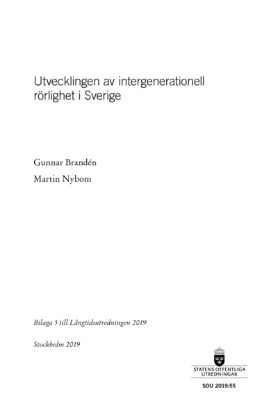Omslaget till SOU 2019:55