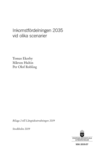 Omslaget till SOU 2019:57