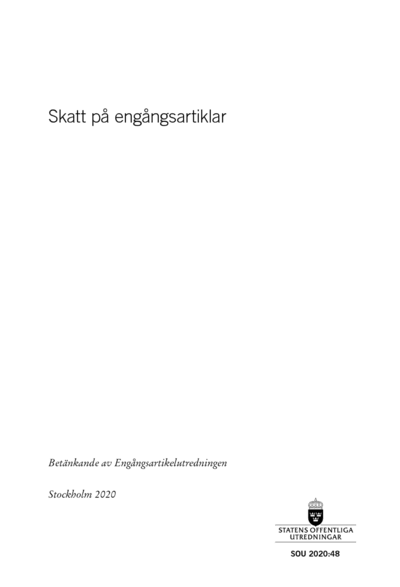 Omslaget till SOU 2020:48