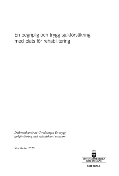 Omslaget till SOU 2020:6