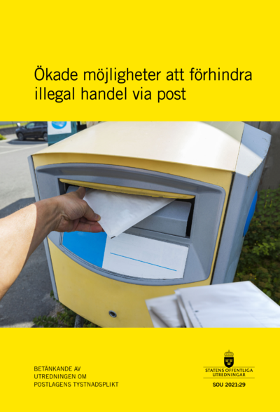 Omslaget till SOU 2021:29