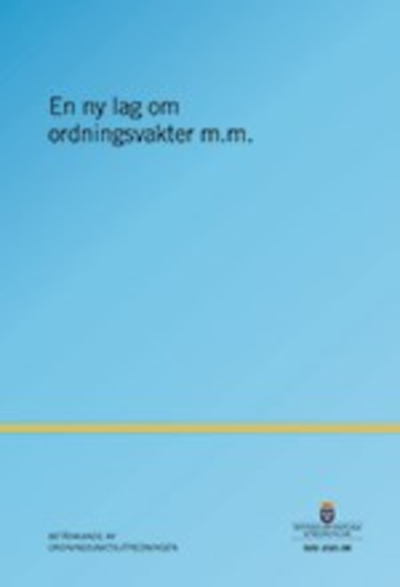 Omslaget till SOU 2021:38