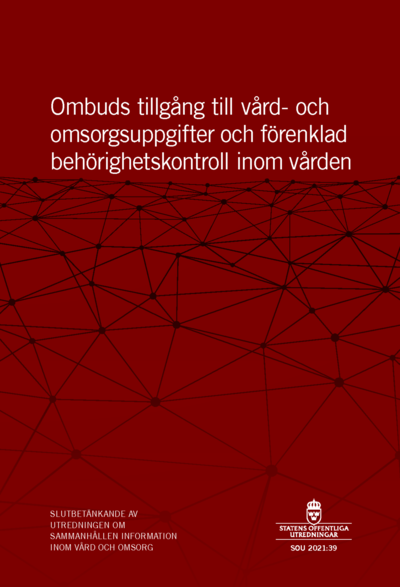 Omslaget till SOU 2021:39
