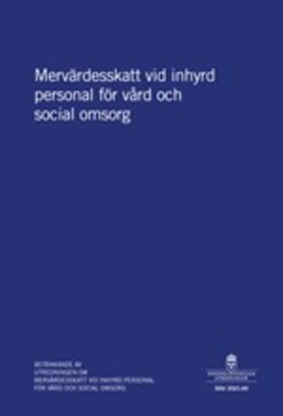 Omslaget till SOU 2021:40