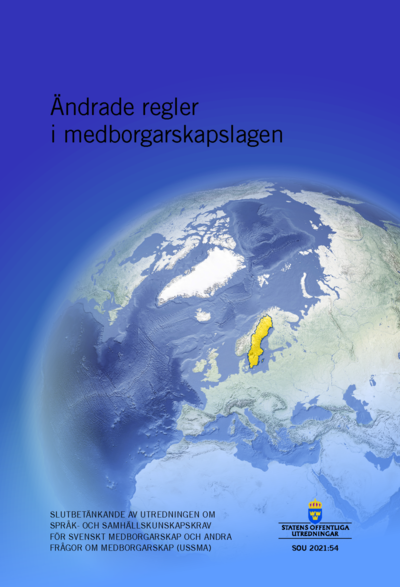 Omslaget till SOU 2021:54