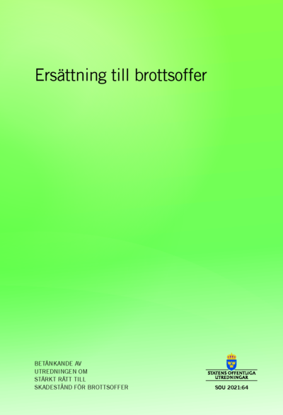 Omslaget till SOU 2021:64