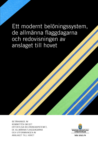 Omslaget till SOU 2021:74