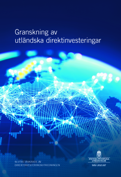 Omslaget till SOU 2021:87