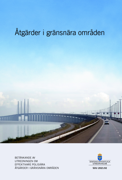 Omslaget till SOU 2021:92