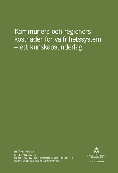 Omslaget till SOU 2022:69