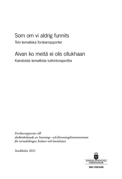 Omslaget till SOU 2023:68