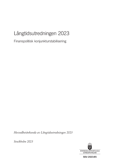 Omslaget till SOU 2023:85