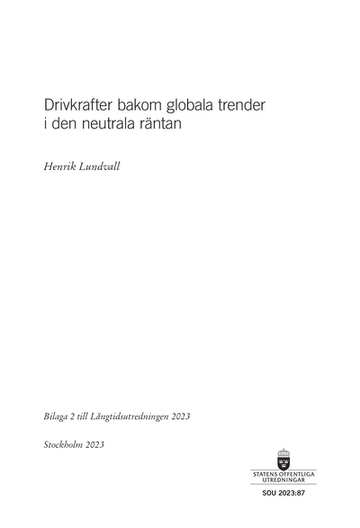 Omslaget till SOU 2023:87