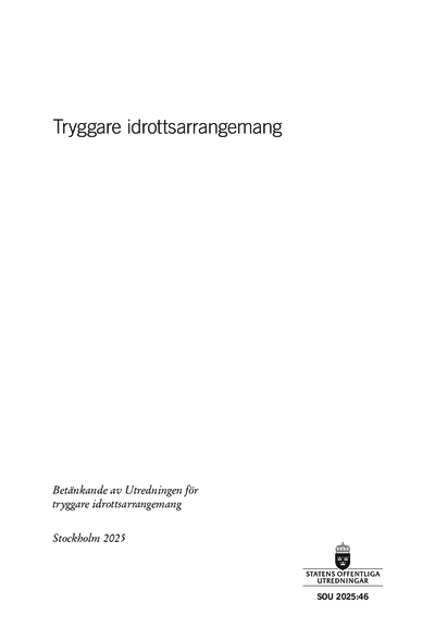 Omslaget till SOU 2025:46