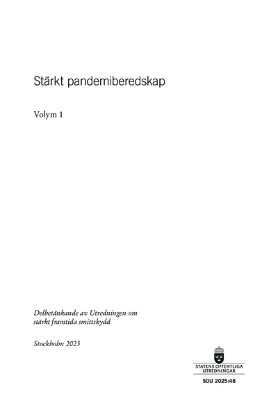 Omslaget till SOU 2025:48
