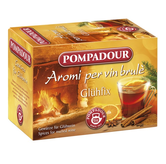 Pompadour Aromi Per Vin Brulè - 45 Filtri Con Arancia, Cannella E Chiodi Di Garofano, Senza Lattosio E Glutine - Foto 3
