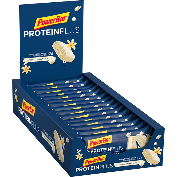 Powebar Barrette Protein Plus 30% Vaniglia Cocco - 15x55g