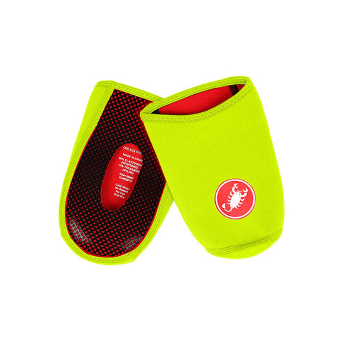Castelli puntale toe thingy 2 - giallo fluo