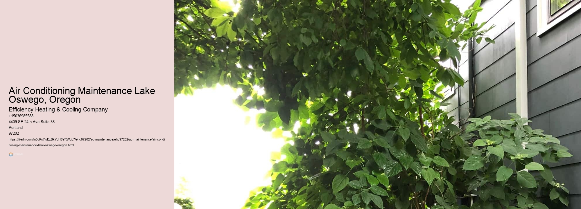 Air Conditioning Maintenance Lake Oswego, Oregon