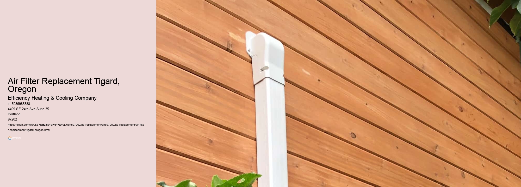 Air Filter Replacement Tigard, Oregon