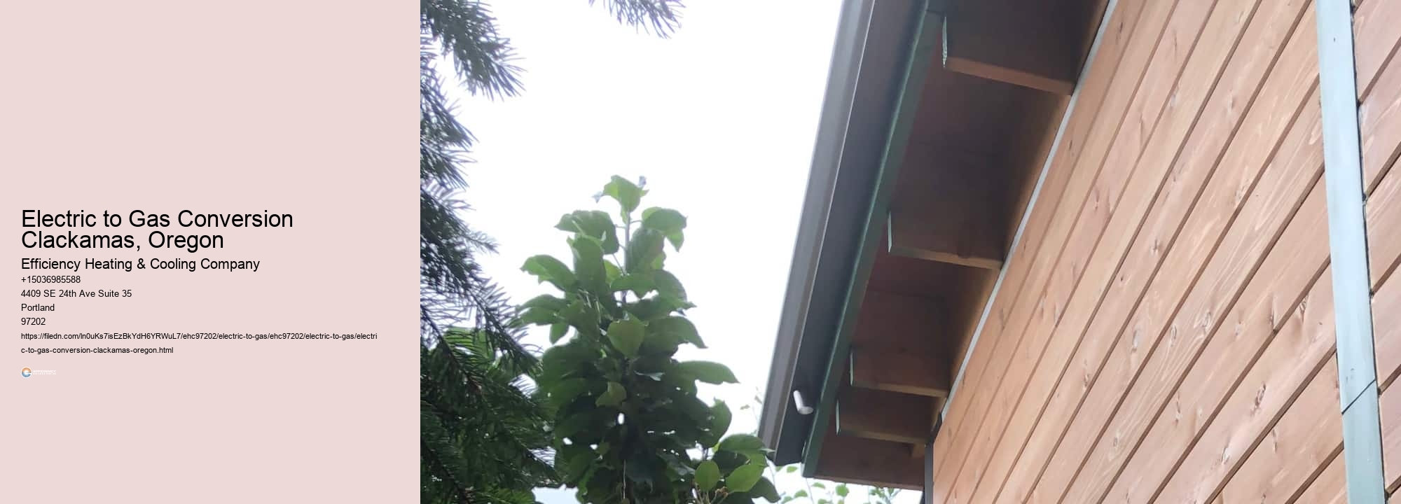 Electric to Gas Conversion Clackamas, Oregon