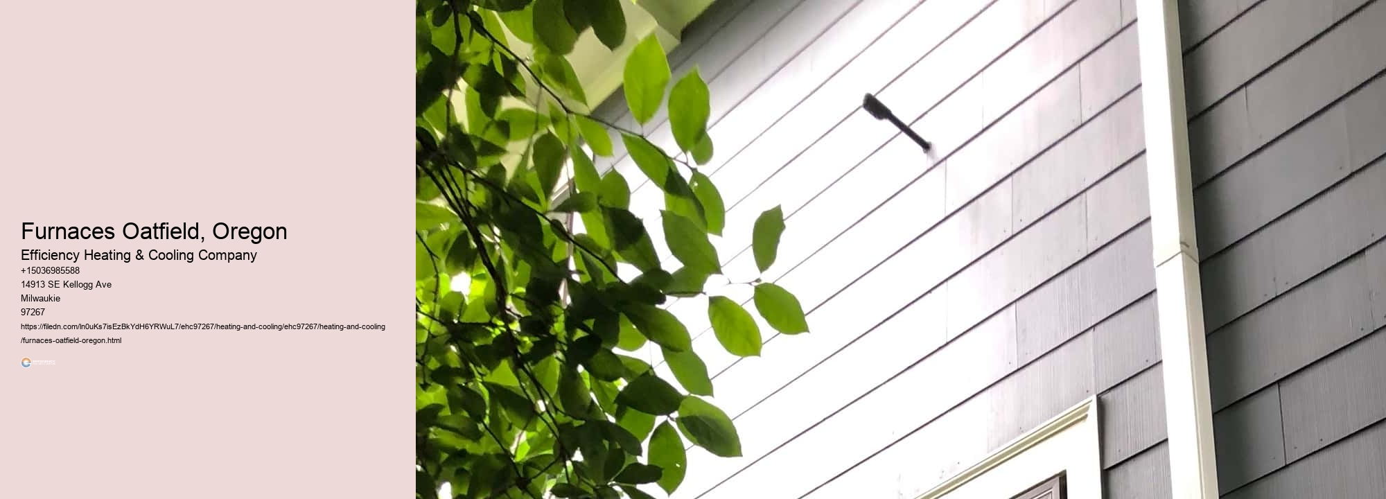 Furnaces Oatfield, Oregon