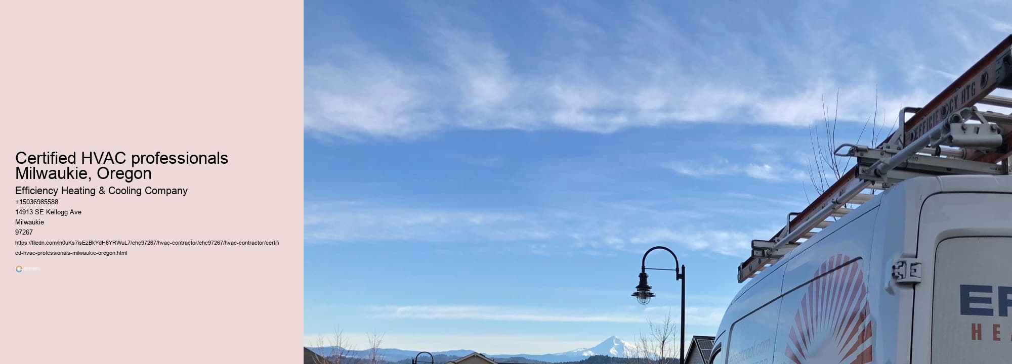 Certified HVAC professionals Milwaukie, Oregon