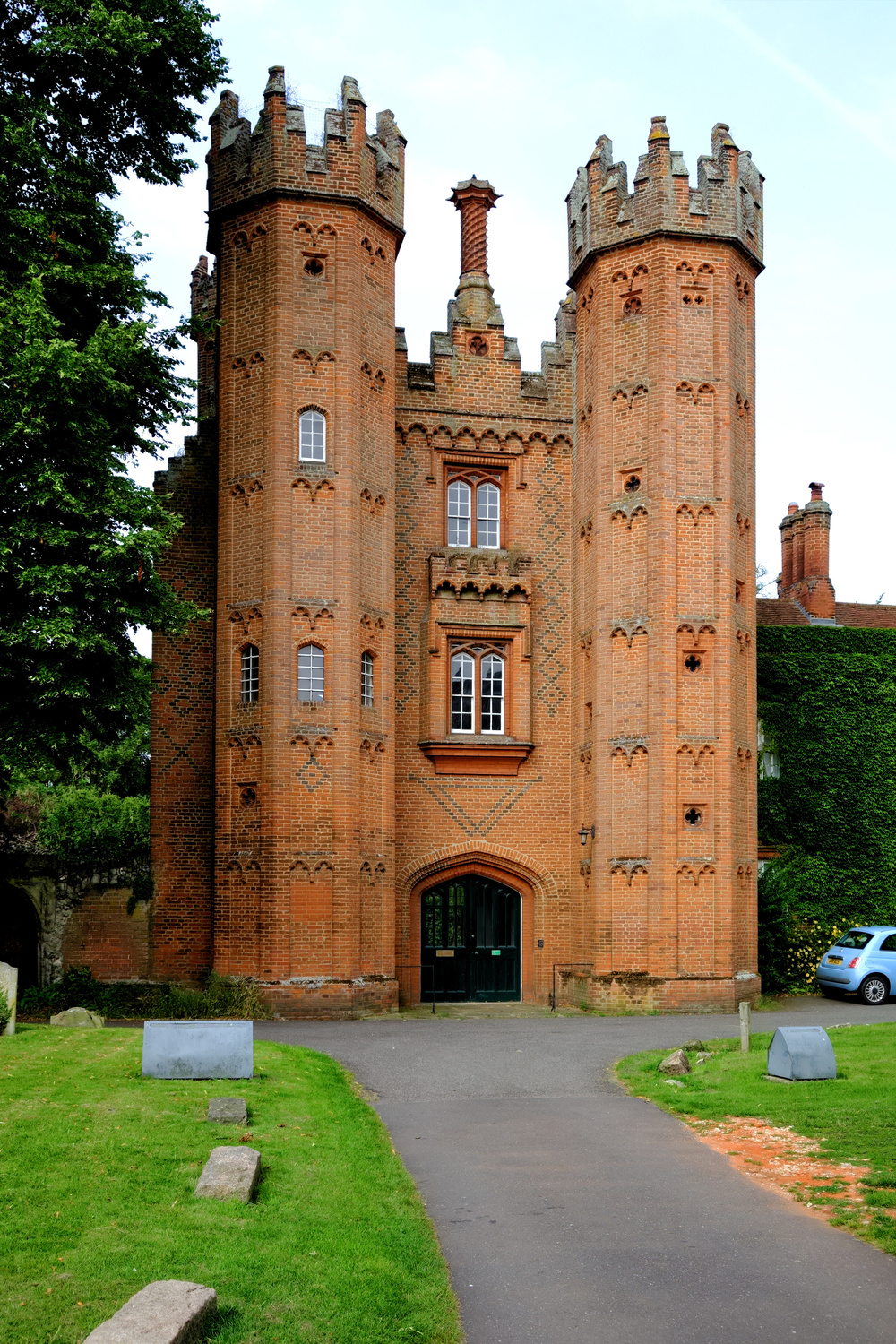 The Deanery Tower, Hadleigh, Suffolk in England. Built 1495. r