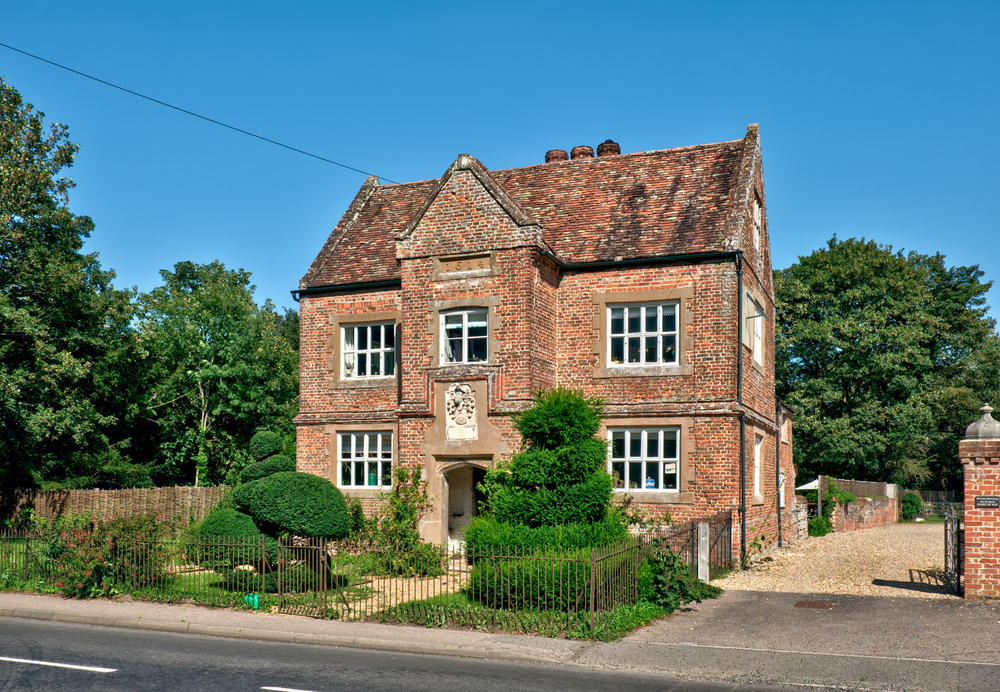 Little Thurlow in Suffolk (England) The Old House, a Grade 2* Listed