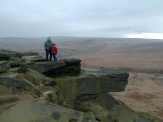 Picture of Isaac climbing