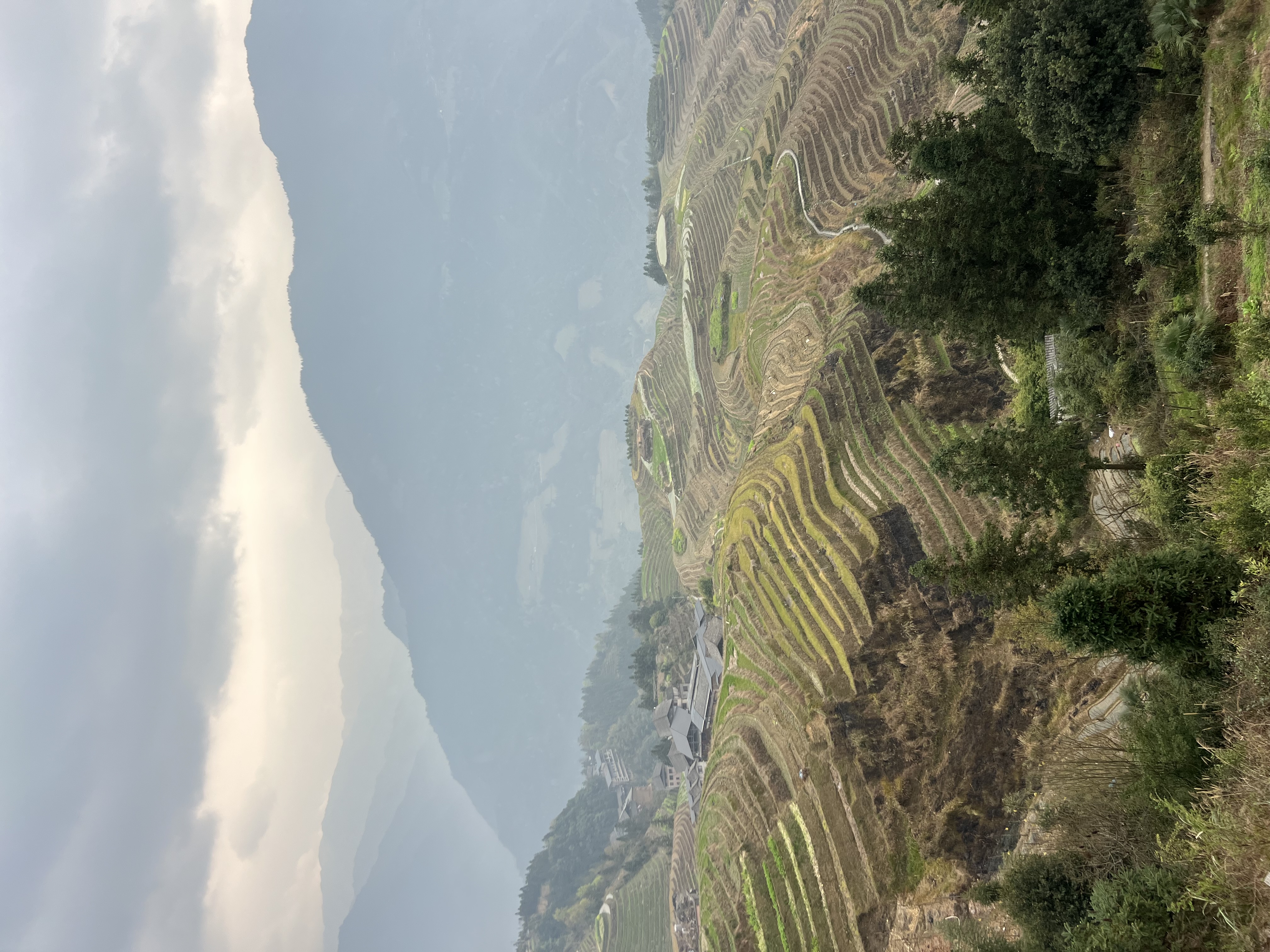 The rice terraces at Ping'An Village