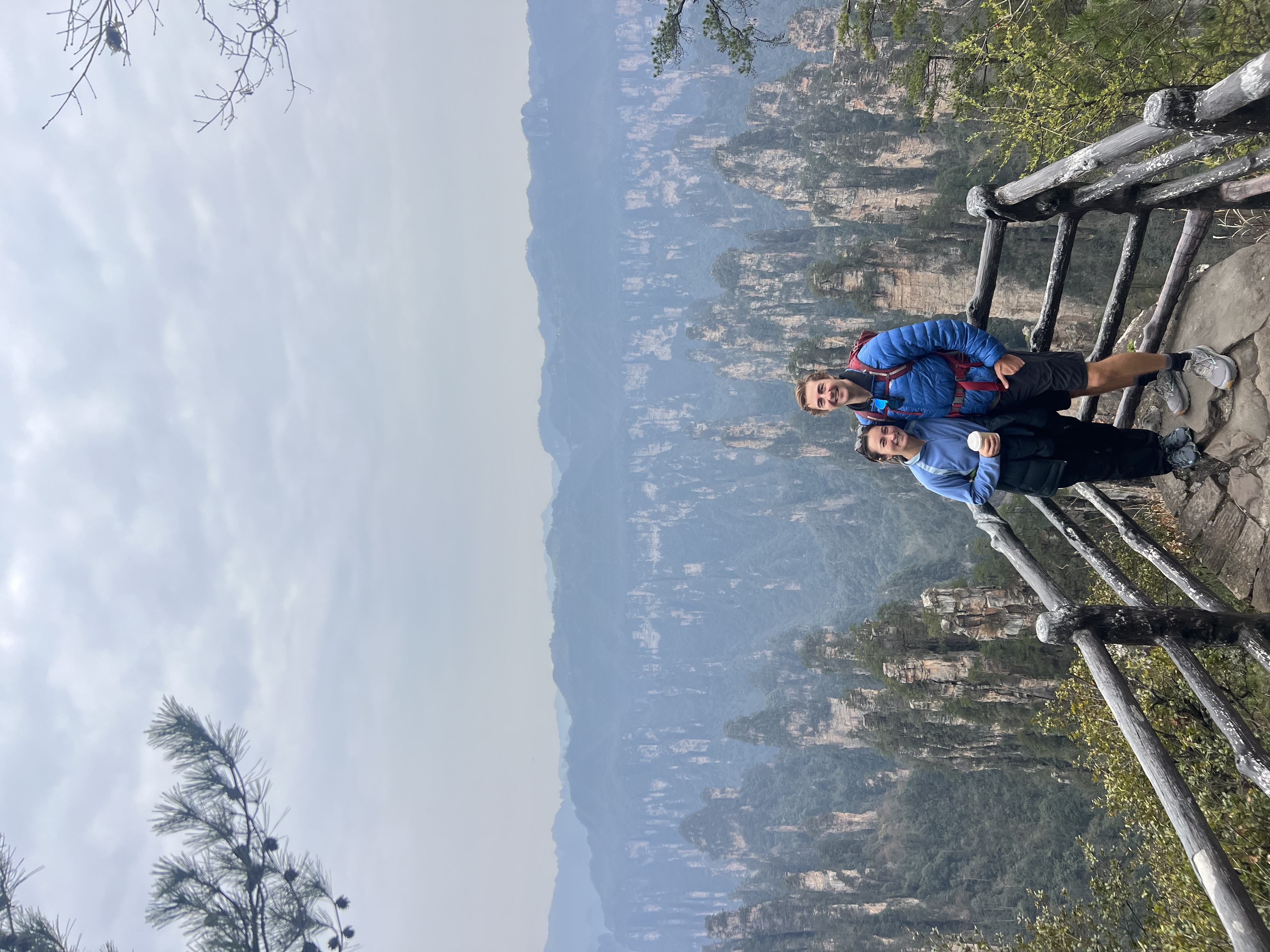 Matt and Tash at Zhangjiajie
