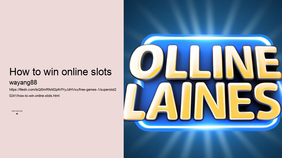 how to win online slots