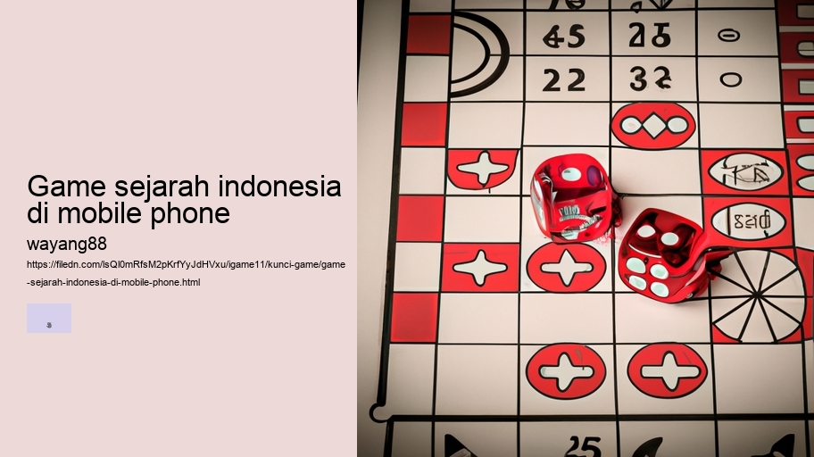 game sejarah indonesia di mobile phone