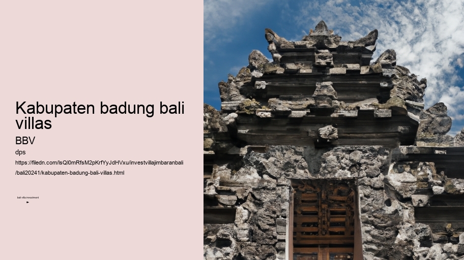 kabupaten badung bali villas