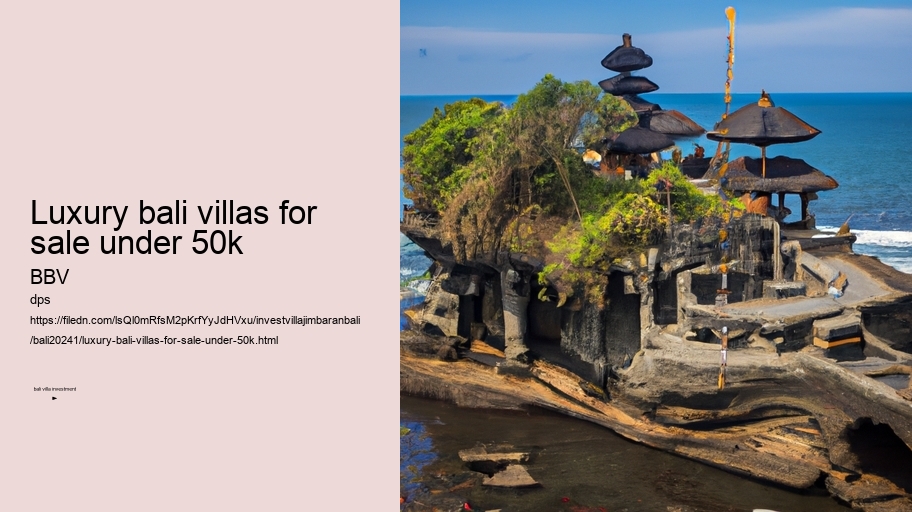 luxury bali villas for sale under 50k