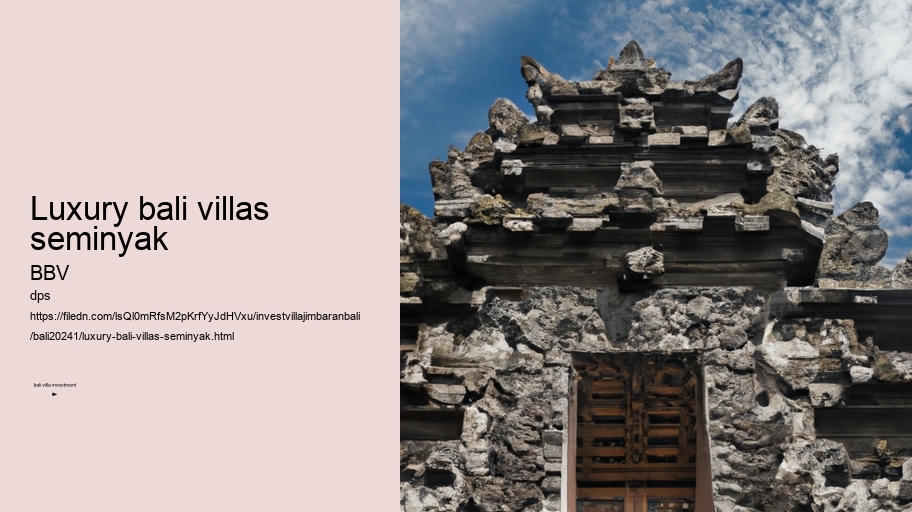 luxury bali villas seminyak