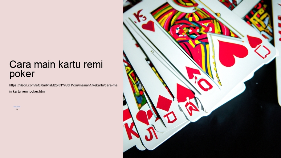 cara main kartu remi poker