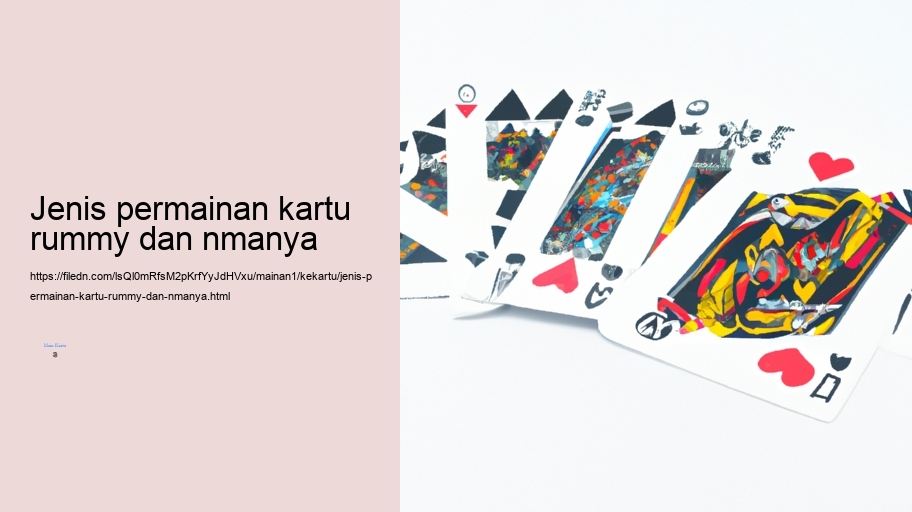 jenis permainan kartu rummy dan nmanya