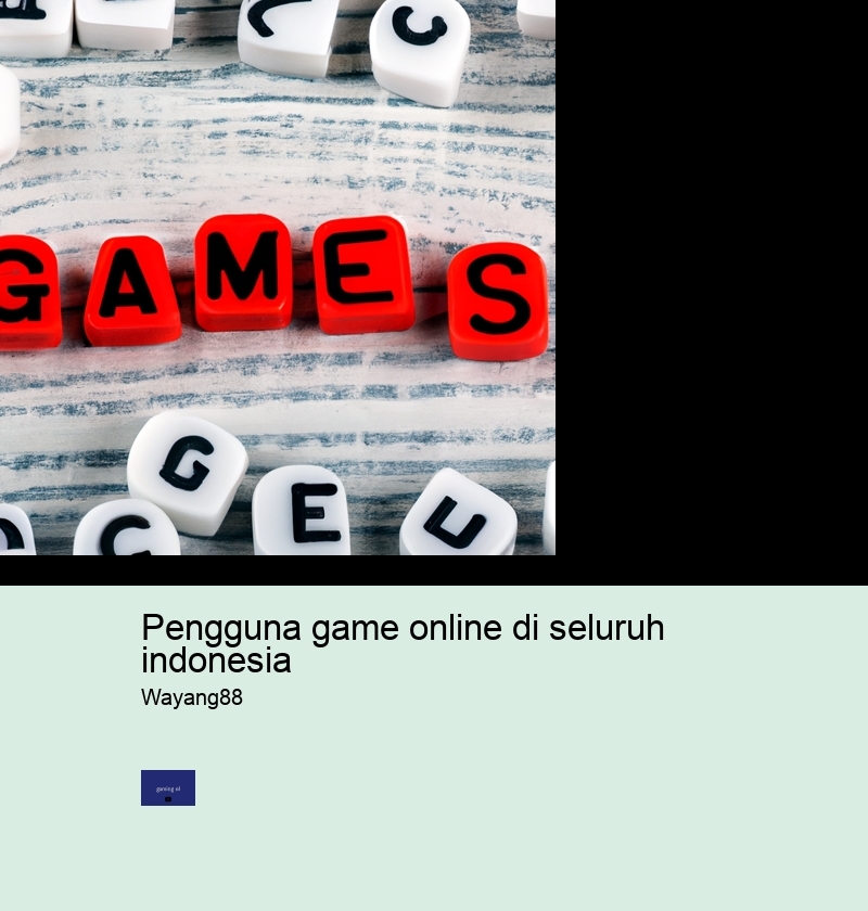 pengguna game online di seluruh indonesia