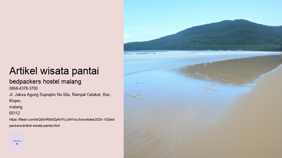 artikel wisata pantai