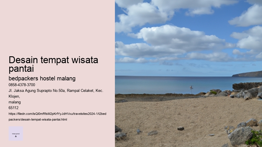 desain tempat wisata pantai