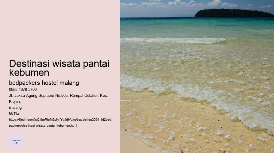 destinasi wisata pantai kebumen