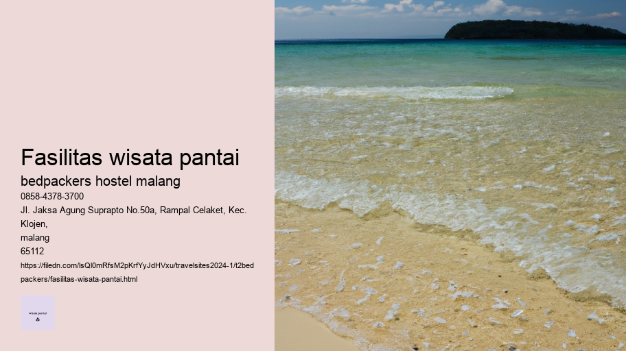 fasilitas wisata pantai