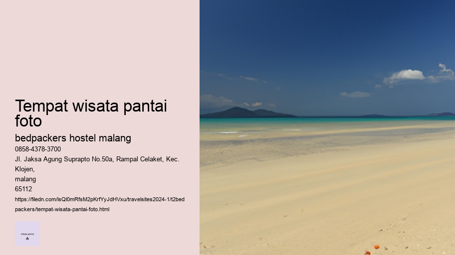 tempat wisata pantai foto